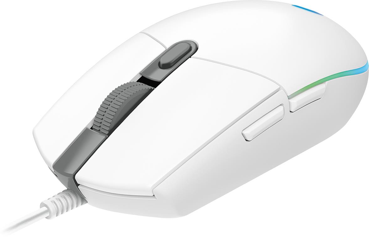 MOUSE USB OPTICAL G102 LIGHTSY/WHITE 910-005824 LOGITECH - Pilt 3