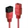 CABLE POWER IEC EXTENSION 1M/RED 30123 LINDY - Image 4