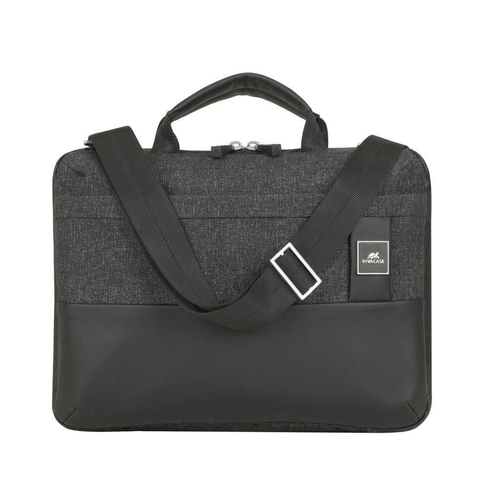 NB CASE LANTAU 13.3"/8823 BLACK MELANGE RIVACASE — изображение 3