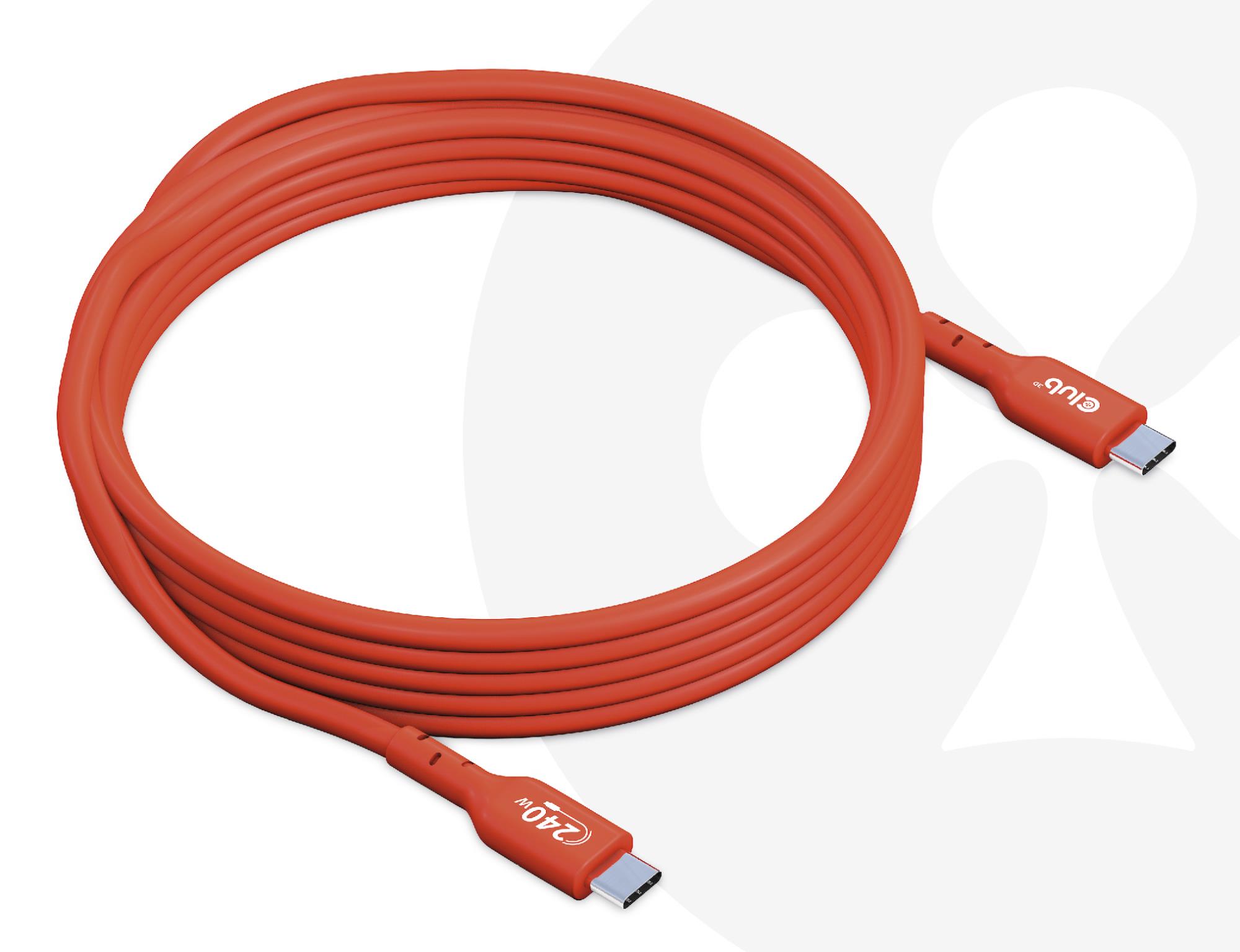 CABLE USB-C TO USB-C 3M/M/M CAC-1513 CLUB3D - Pilt 3