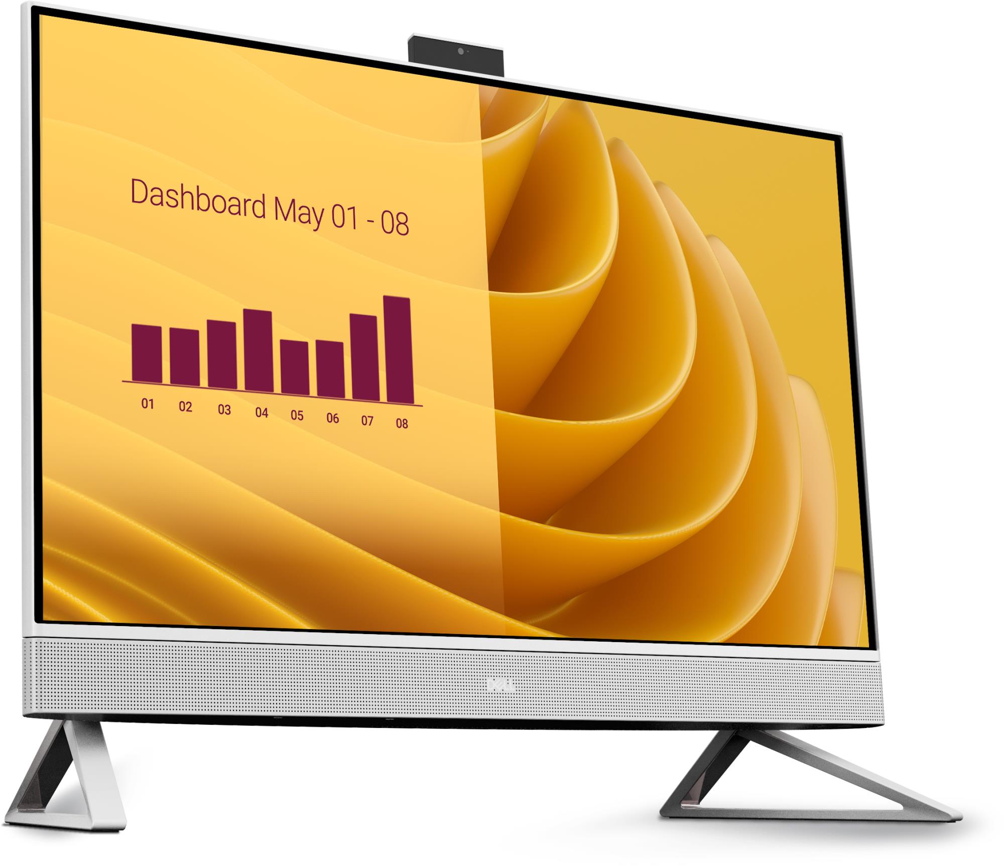 Monoblock PC|DELL|EC27250|Business|All in One|CPU Core 7|150U|1800 MHz|Screen 27"|RAM 16GB|DDR5|5200 MHz|SSD 512GB|Graphics card Intel Graphics|Integrated|ENG|Windows 11 Pro|Colour White|EC27250_RPLU-R_006_NOKB