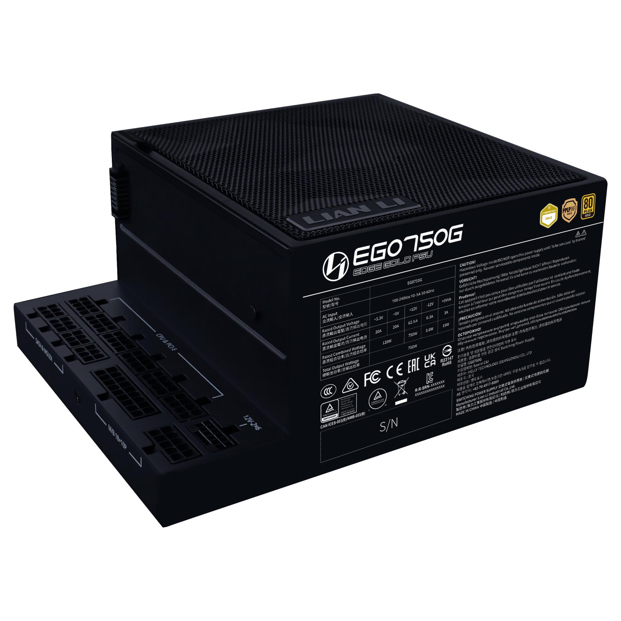Power Supply|LIAN LI|EDGE GOLD 750|SFX|PC|100 - 240 V|750 W|G9P.EG0750G.B000.EU — изображение 3