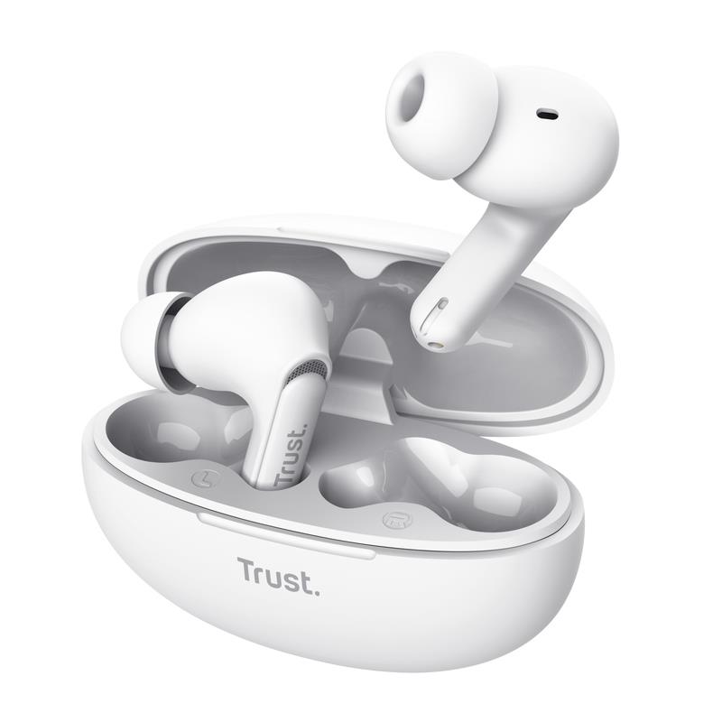 HEADSET EARBUDS YAVI BT ENC/WHITE 25172 TRUST - Image 3
