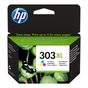 HP 303XL High Yield Tri-color Ink Cart.