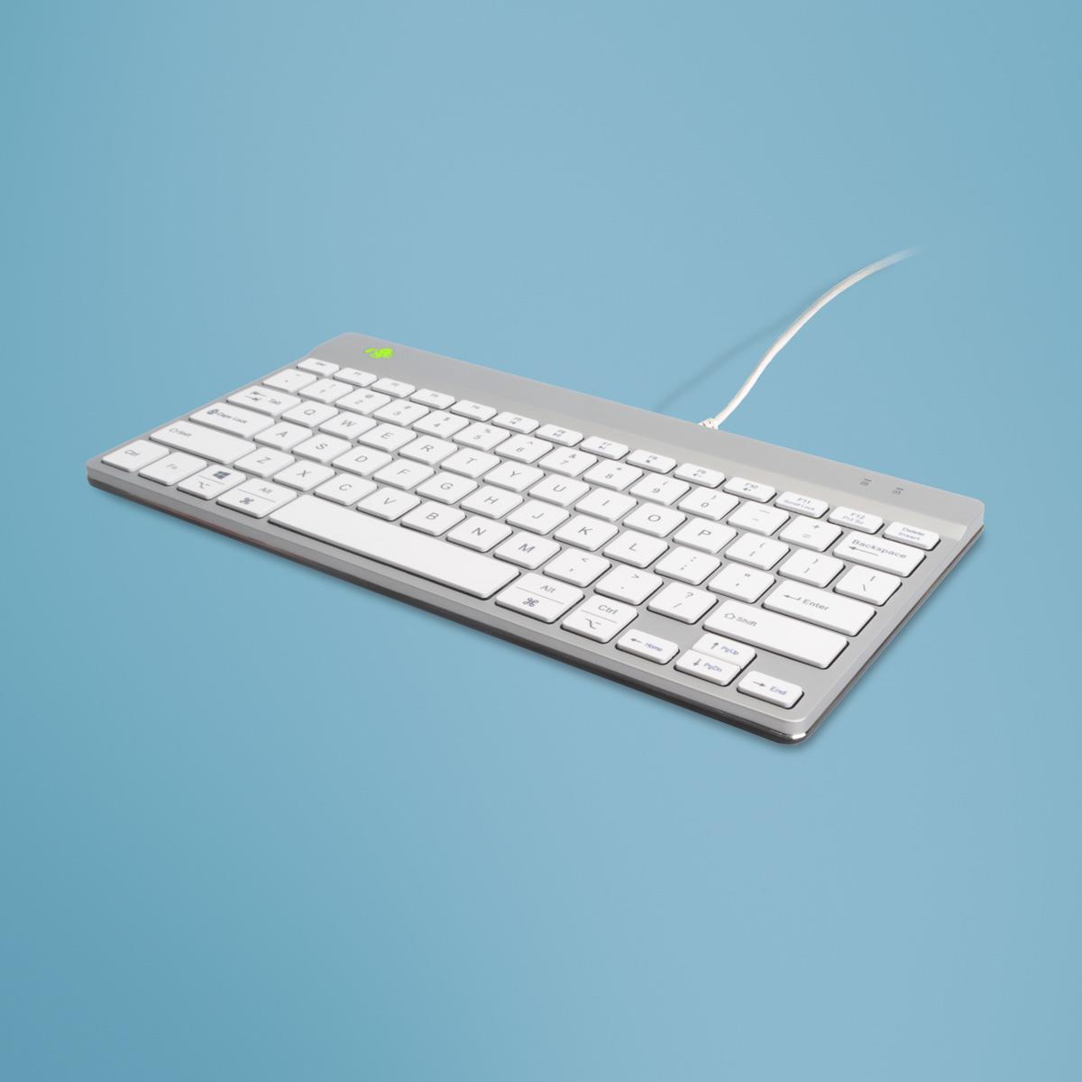 KEYBOARD COMPACT BREAK ENG/WHITE RGOCOUSWDWH R-GO TOOLS — изображение 3