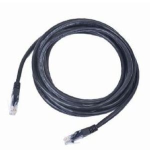 PATCH CABLE CAT5E UTP 1M/BLACK PP12-1M/BK GEMBIRD