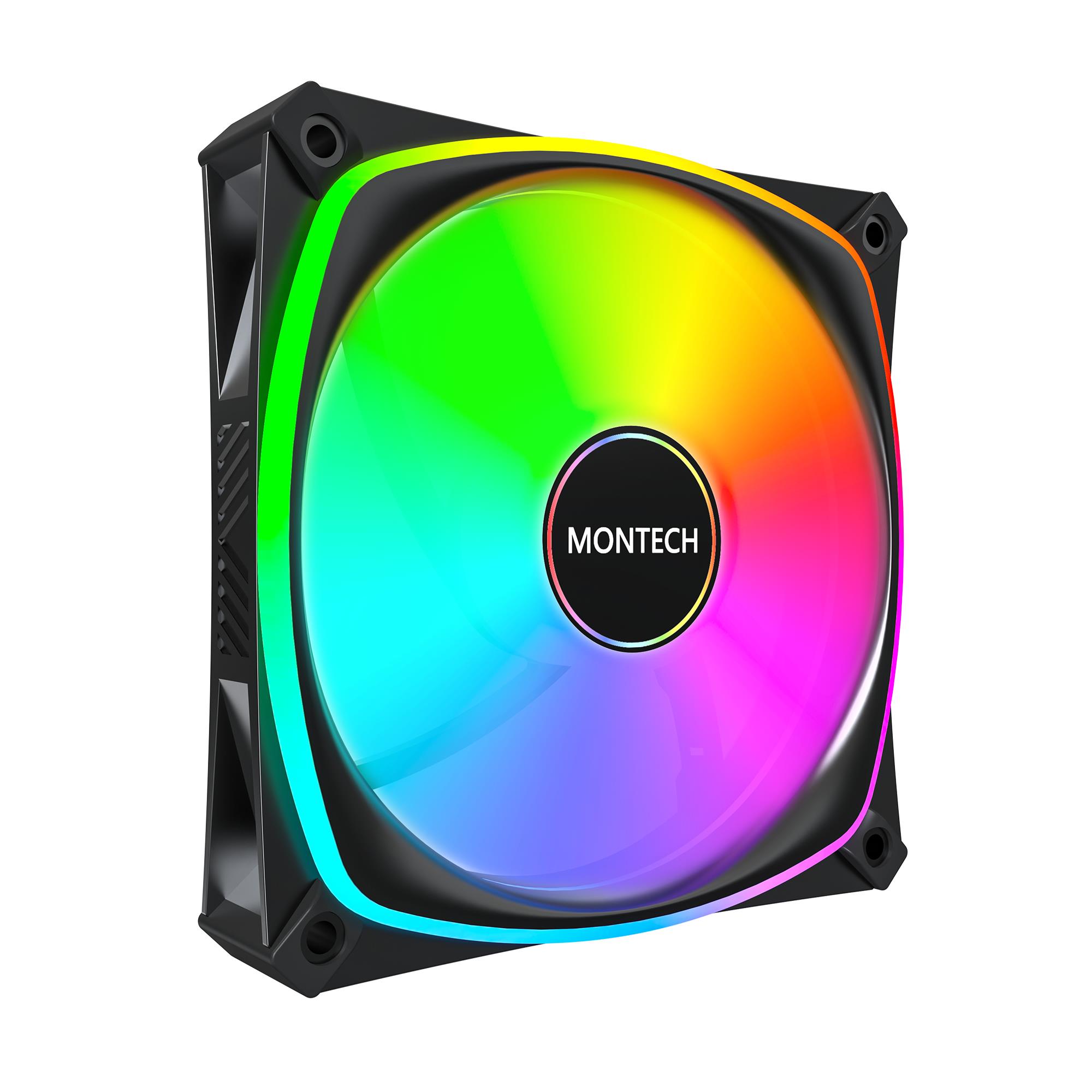 CASE FAN 120MM/RX120 PRO BLACK MONTECH - Image 3