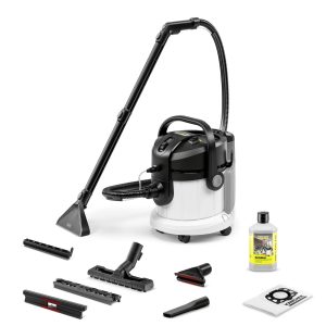 Tolmuimeja|KARCHER|Sisendvõimsus 1000 W|Tolmumaht 4 l|Trummel-tolmuimeja|Puhastustüüp Märg ja kuiv|Tolmukonteiner Kotita|Värv Must/Hall/Valge|1.081-155.0