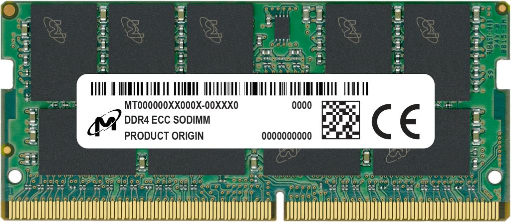 Server Memory Module|MICRON|DDR4|16GB|ECC|3200 MHz|CL 22|1.2 V|MTA9ASF2G72HZ-3G2R