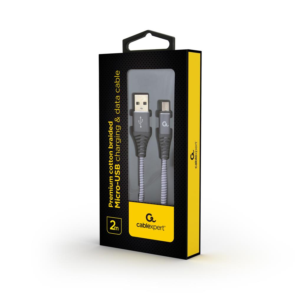CABLE USB2 TO MICRO-USB 2M/CC-USB2B-AMMBM-2M-WB2 GEMBIRD - Image 3