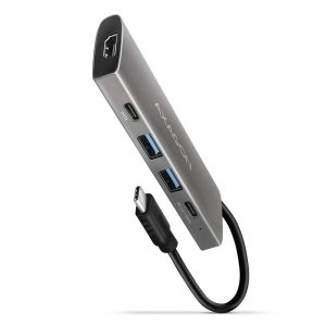 I/O HUB USB-C 5IN1/0.13M HMC-5G21 AXAGON