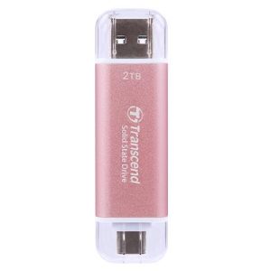 External SSD|TRANSCEND|ESD310|2TB|USB-C|USB|3D NAND|Write speed 950 MBytes/sec|Read speed 1050 MBytes/sec|TS2TESD310P
