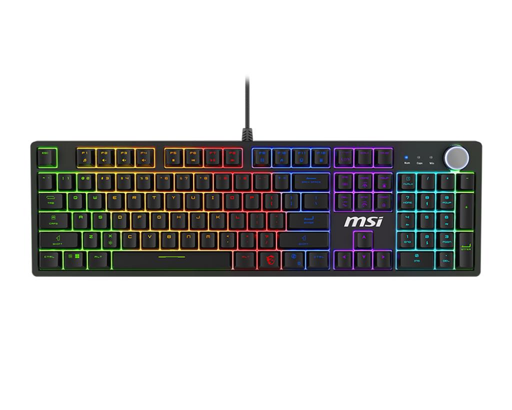 KEYBOARD GAMING BLACK US/FORGE GK310 RED MSI - Image 3