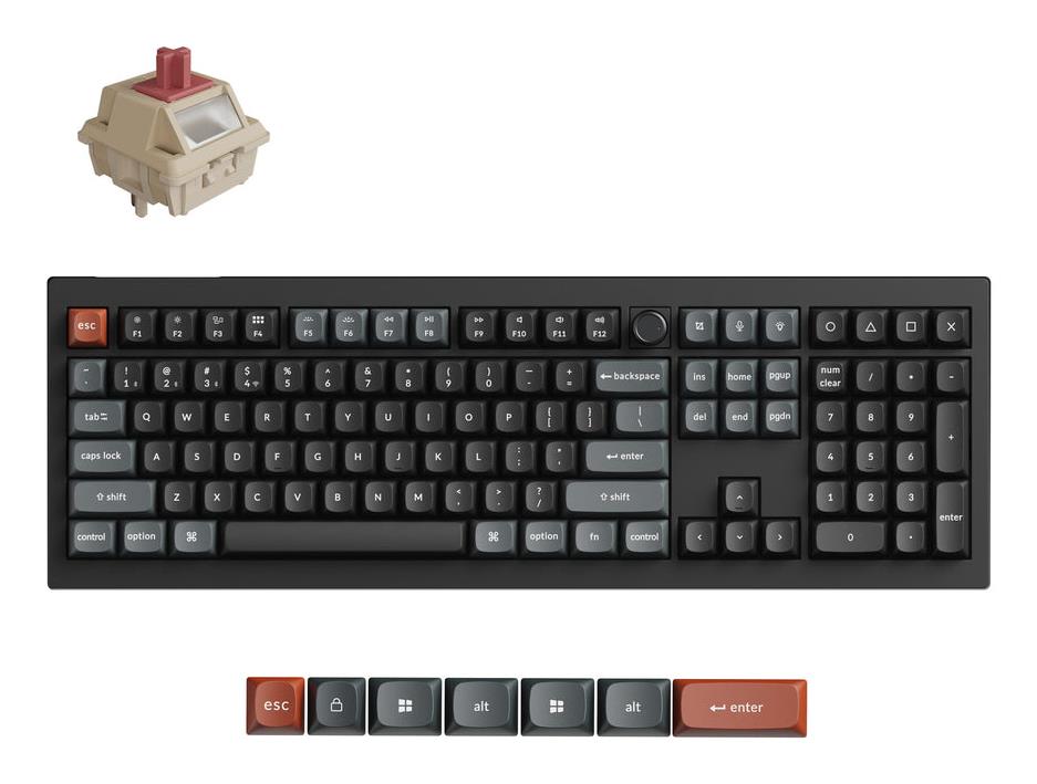 KEYBOARD WRL V6 ULTRA/BLACK V6U-D1 KEYCHRON — изображение 7