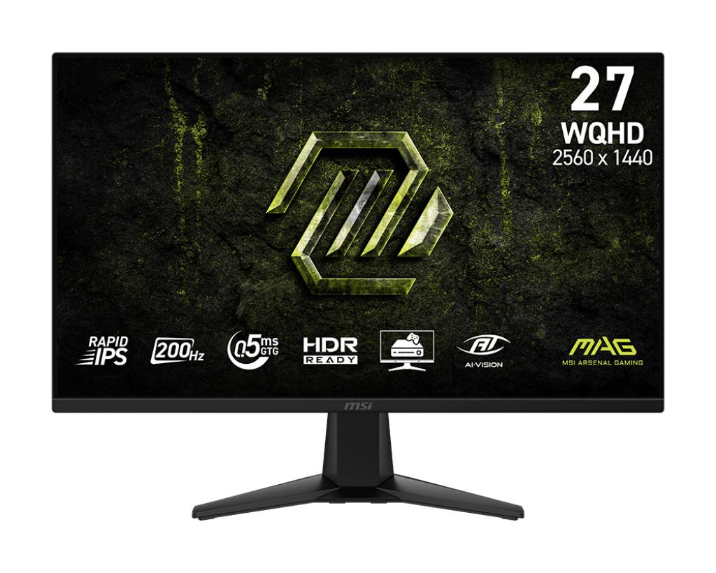 LCD-monitor|MSI|27"|2560 x 1440 pikslit|Wide Quad HD|Ekraani suhe 16:9|LCD|Lame|MAG275QFE20