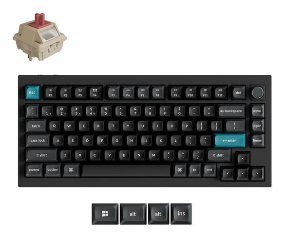 KEYBOARD WRL Q1 ULTRA/BLACK Q1U-M1 KEYCHRON - Image 3