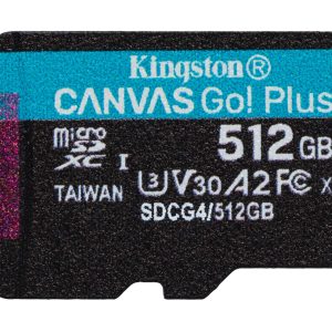 MEMORY MICRO SDXC 512GB UHS-I/SDCG4/512GBSP KINGSTON