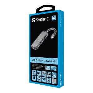 SANDBERG USB-C 13-in-1 Travel Dock