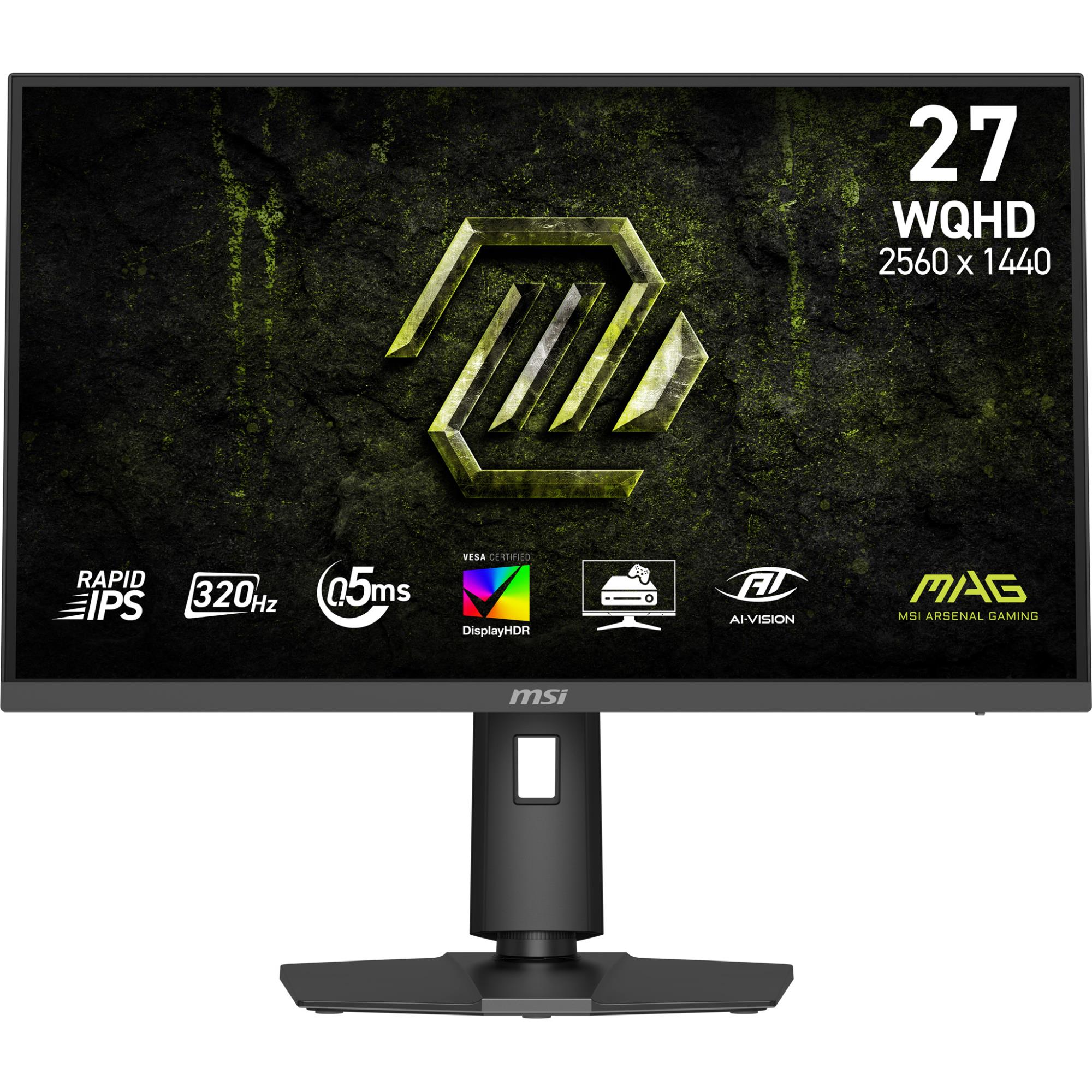 LCD-monitor | MSI | 27" | 2560 x 1440 pikslit | Wide Quad HD | Ekraani suhe 16:9 | LCD | Lame | MAG274QPFX32