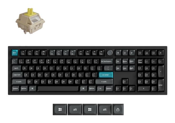 KEYBOARD WRL Q6 ULTRA/BLACK Q6U-M4 KEYCHRON - Pilt 3