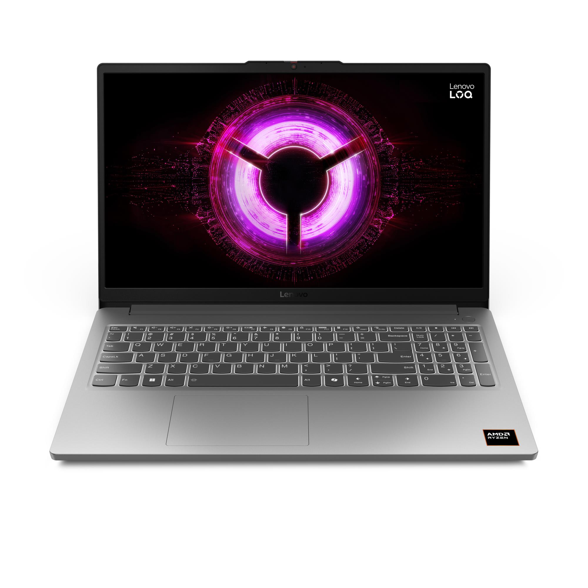 Notebook|LENOVO|LOQ|LOQ 15ARP10E|CPU AMD RyzenT 7|7735HS|3.2 GHz|15.6 "|1920 x 1080 pixels|RAM 16 GB|DDR5-SDRAM|SSD 512 GB|Discrete graphics NVIDIA GeForce RTX 4050|6 GB|On-board graphics Yes|Numeric keypad Yes|Keyboard language English|Colour Grey|Weight 1.8 kg|4800 MHz|83S0002RRM