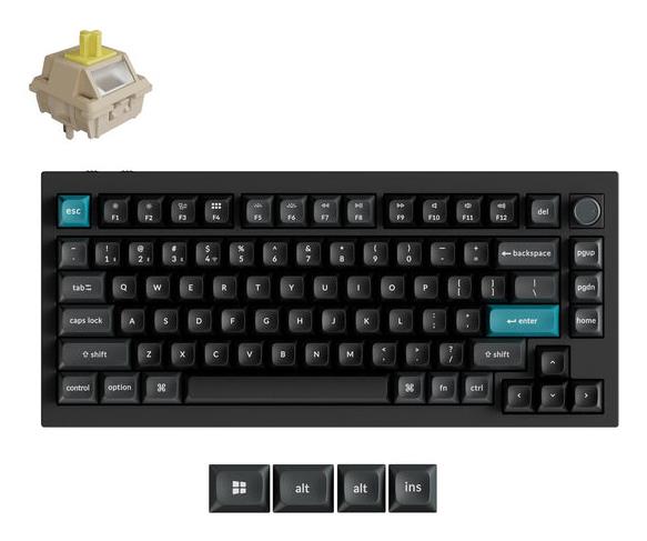 KEYBOARD WRL Q1 ULTRA/BLACK Q1U-M4 KEYCHRON - Image 3
