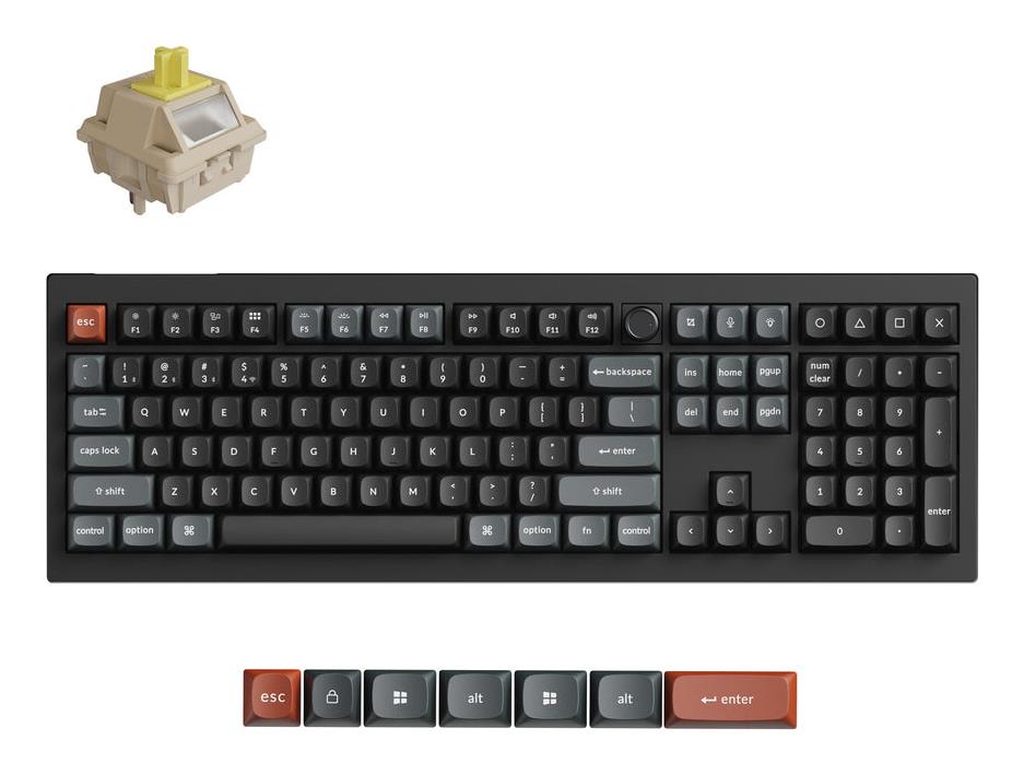 KEYBOARD WRL V6 ULTRA/BLACK V6U-D4 KEYCHRON — изображение 5