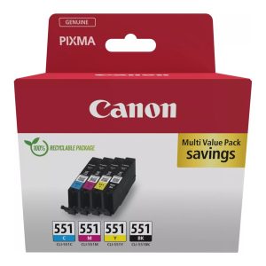 CANON CLI-551 Ink Cartridge C/M/Y/BK