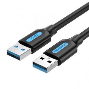CABLE USB3.0 MALE TO MALE/3M BLACK CONBI VENTION