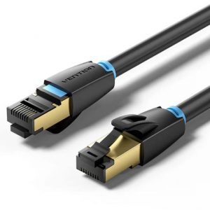 PATCH CABLE CAT.8 SFTP/10M BLACK IKABL VENTION