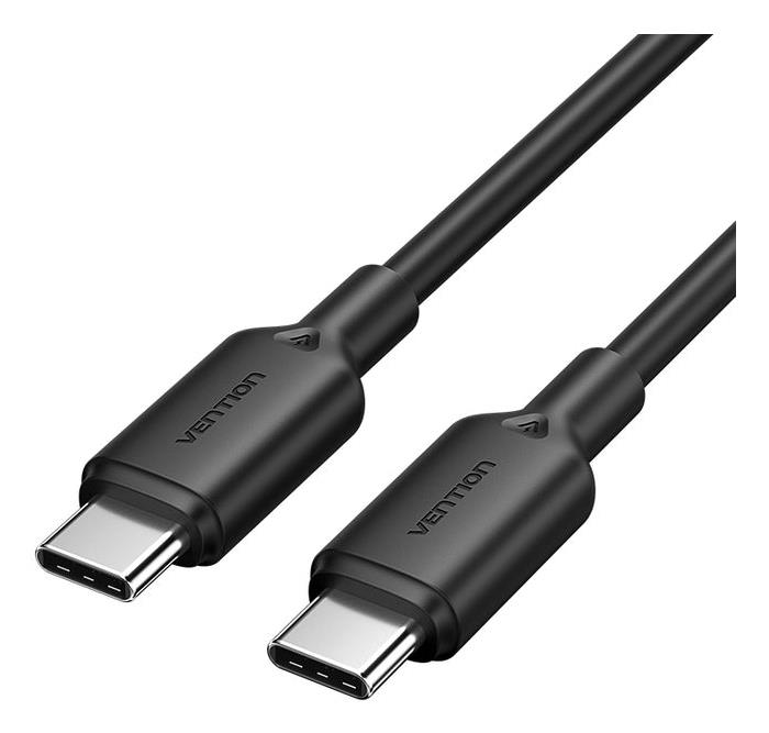 CABLE USB-C TO USB-C/1M BLACK TRCBF VENTION — изображение 5