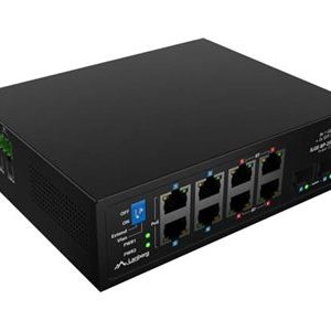 LANBERG Switch POE 4xBT 4xAT 2xSFP DIN