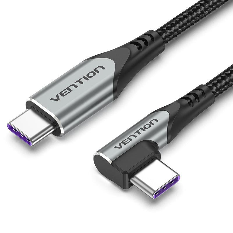 CABLE USB-C TO USB-C R.ANGLE/1M GRAY TAKHF VENTION - Image 5