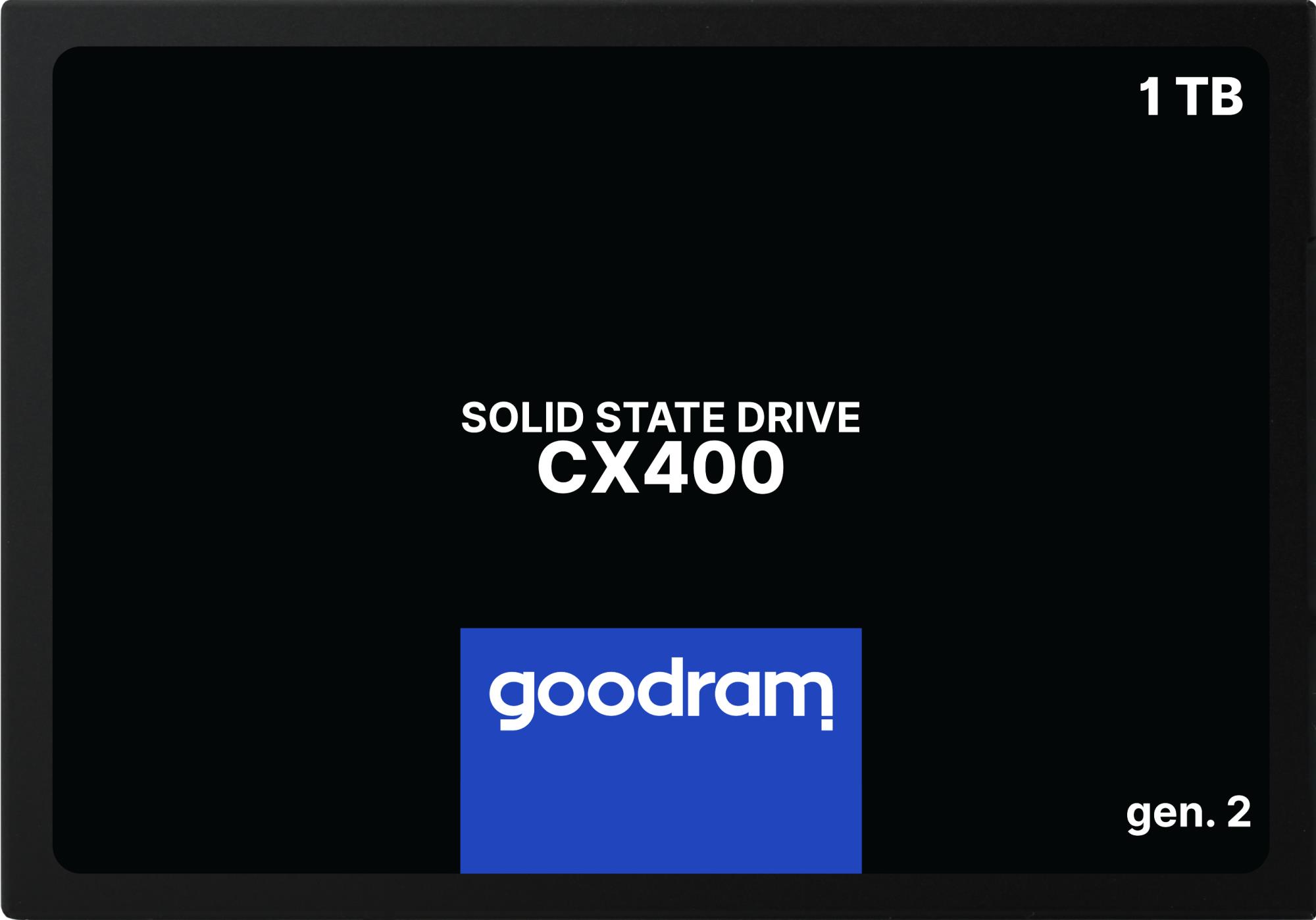 SSD|GOODRAM|CX400 GEN.2|1TB|SATA|3D TLC|Write speed 500 MBytes/sec|Read speed 550 MBytes/sec|2,5"|TBW 720 TB|MTBF 2000000 hours|SSDPR-CX400-01T-G2 - Pilt 3