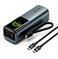 POWER BANK USB 20000MAH 165W/GRAY TFT DISPLAY FKFH0 VENTION — изображение 2