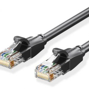 PATCH CABLE CAT.6 UTP/8M BLACK IBEBK VENTION