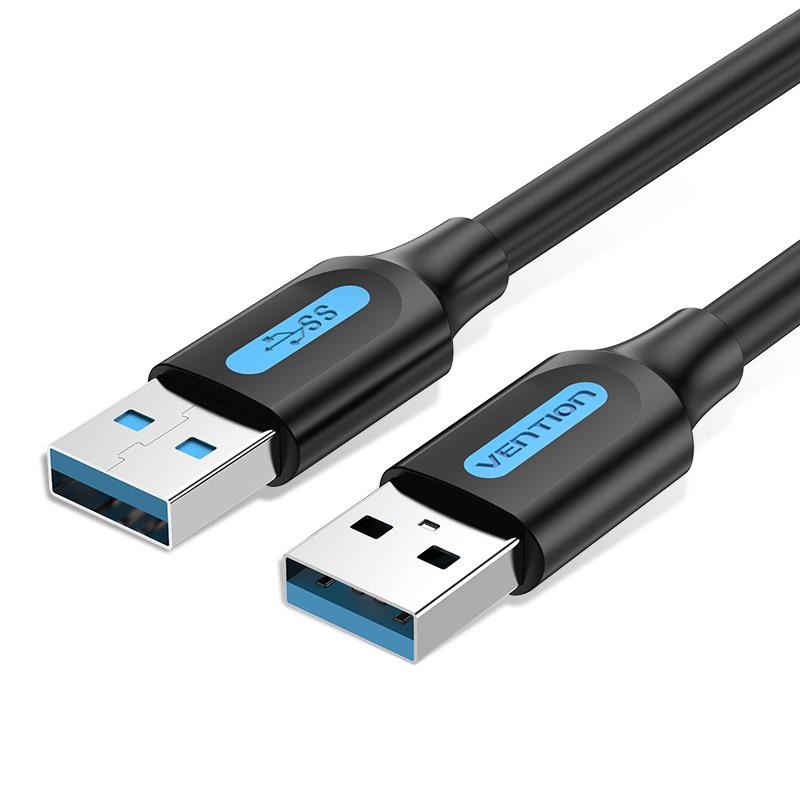 CABLE USB3.0 MALE TO MALE/2M BLACK CONBH VENTION — изображение 3