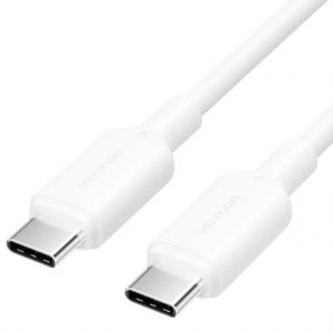 CABLE USB-C TO USB-C/1M WHITE TRCWF VENTION