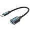 CABLE USB3.1C MALE TO A FEMALE/0.15M BLACK CCVBB VENTION - Pilt 2