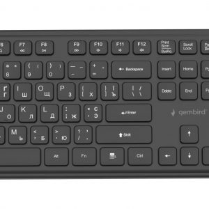 KEYBOARD +MOUSE WRL CYRILLIC/BK KBS-WPS-01-CYRL GEMBIRD