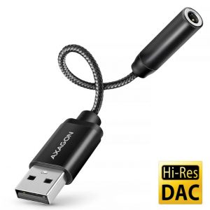 ADAPTER USB-C TO AUDIO 3.5MM/DAC 0.1M ADA-HA AXAGON