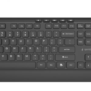 KEYBOARD MULTIMEDIA USB ENG/BLACK KB-MCH-05 GEMBIRD