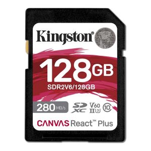KINGSTON 128GB Canvas React Plus SDXC