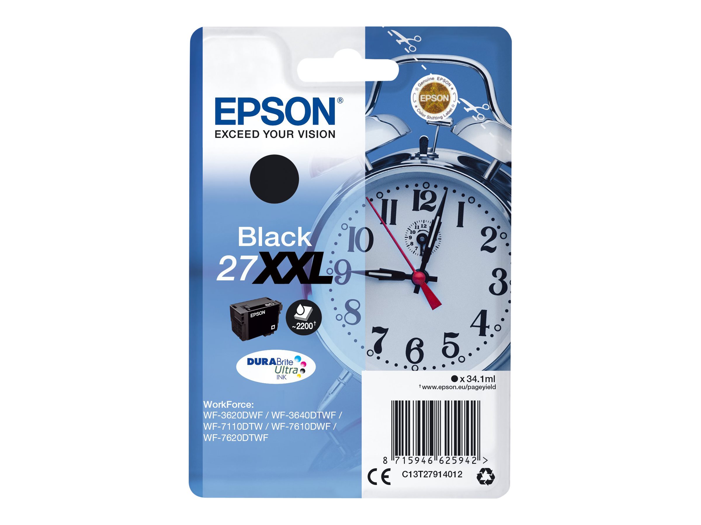 EPSON 27XXL ink cartridge black