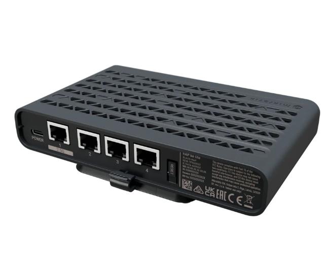 Wireless Router|MIKROTIK|Mikrotic hAP be lite (A42G-HBEP)|Wi-Fi 7 (802.11be)|Ethernet LAN Yes|4xLAN ports|USB port Yes|A42G-HBEP