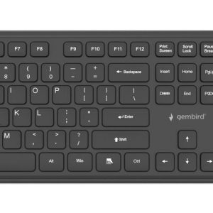 KEYBOARD +MOUSE WRL ENG/BK KBS-WPS-01 GEMBIRD