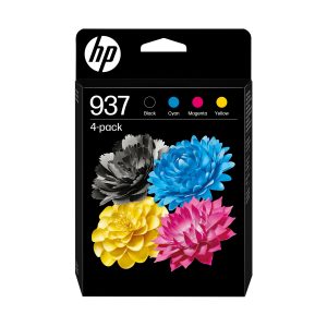 HP 937 CMYK Original Ink Cartridge 4-Pac