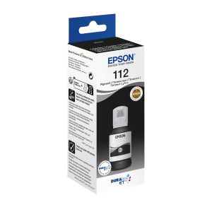 EPSON 112 EcoTank Pigment Black ink bott
