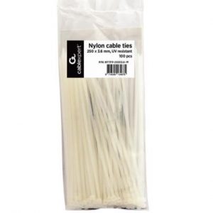 CABLE ACC TIES NYLON 100PCS/NYTFR-250X3.6-W GEMBIRD