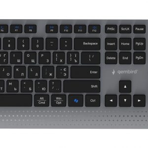 KEYBOARD +MOUSE WRL CYRILLIC/BK KBS-WPS-02-CYRL GEMBIRD